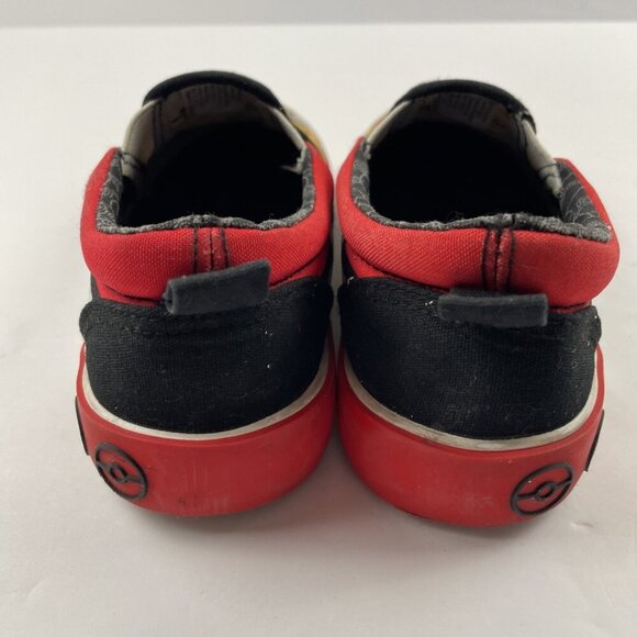 Ground UP Pokemon PIKACHU Slip-On Canvas Sneaker Shoes Unisex Youth Size 1 - Picture 8 of 9